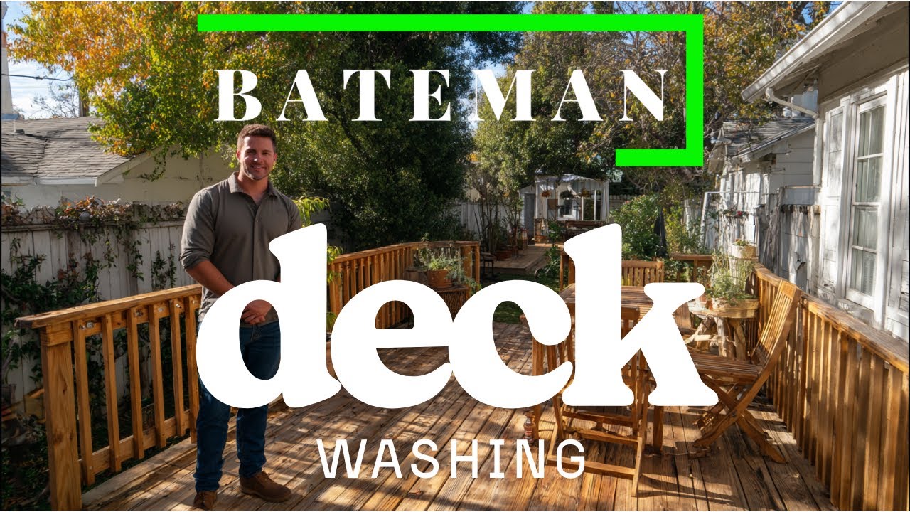 Deck Washing.